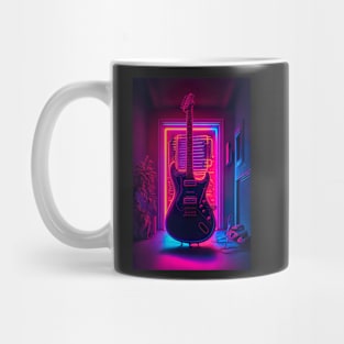 Cool Guitar Cyber Future Style Mug